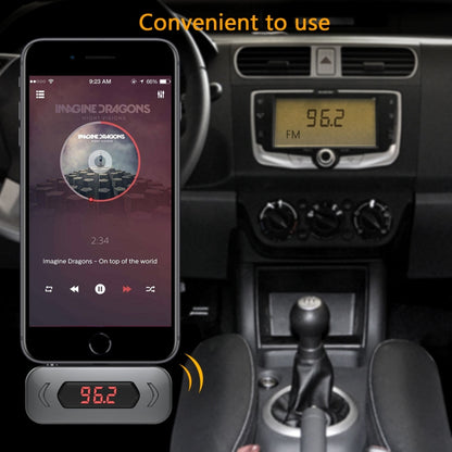 Doosl DSER116 Multifunctional Car FM Transmitter Wireless Music Receiver with 3.5mm Jack & LCD Display, Support Hands-free Call(Black) - Bluetooth Car Kits by DOOSL | Online Shopping South Africa | PMC Jewellery