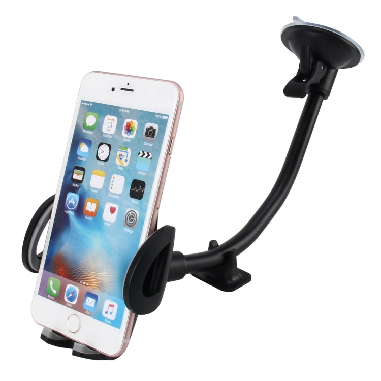 Universal Phone Holder Stand Mount, Clip Width: 47-95mm, For iPhone, Samsung, LG, Nokia, HTC, Huawei, and other Smartphones(Grey) - Car Holders by PMC Jewellery | Online Shopping South Africa | PMC Jewellery