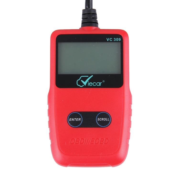 Viecar CV309 OBDII EOBD Car Diagnostic Tool Code Scanner Fault Reader(Red) - free shipping - PMC TechLife - Order now!