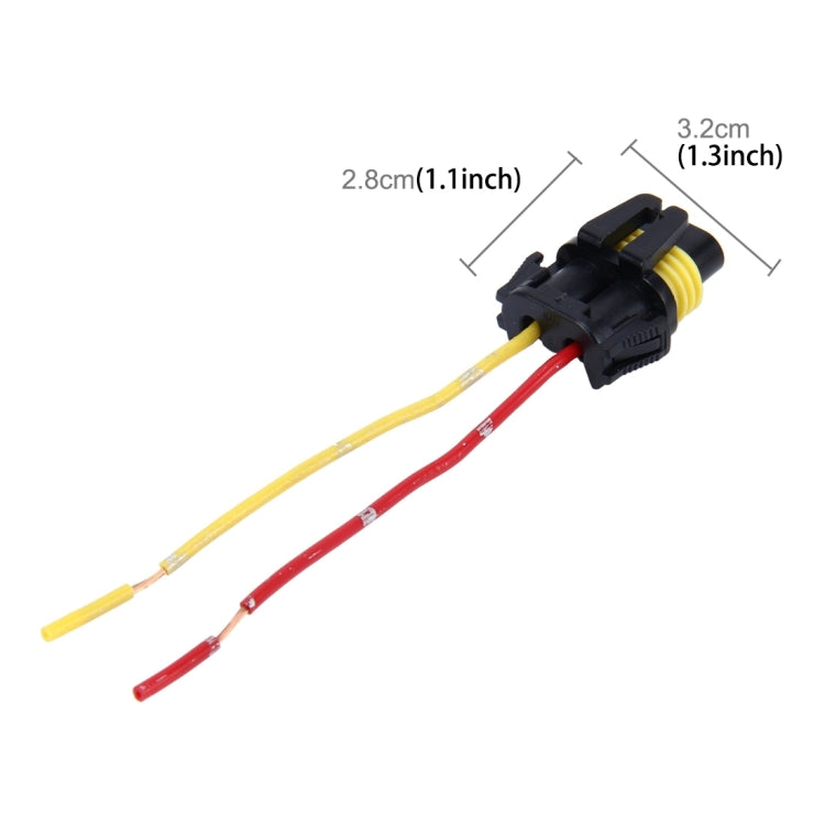 2 PCS H8/H11 Car Auto LED Bulb Socket Holder (No Including Light) - free shipping - PMC TechLife - Order now!