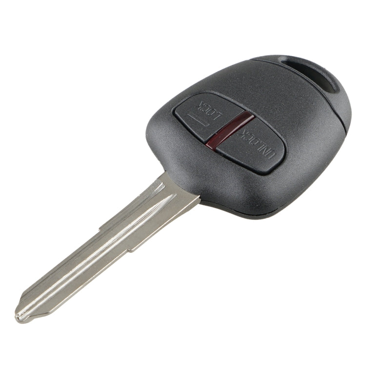 For MITSUBISHI 2 Buttons Intelligent Remote Control Car Key with 46 Chip & Battery & Right Slot, Frequency: 433MHz - Remote Car Key by PMC Jewellery | Online Shopping South Africa | PMC Jewellery