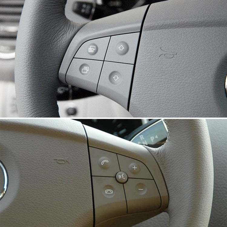 Car Right Side 4-button Steering Wheel Switch Buttons Panel 1648200110 for Mercedes-Benz W164, Left Driving (Coffee) - Car Switches by PMC TechLife | Online Shopping South Africa | PMC TechLife