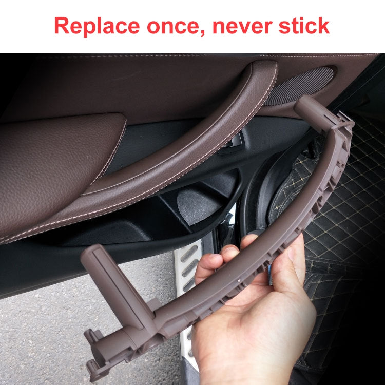 Car Left Side Inside Doors Handle Pull Trim Cover for BMW X5 / X6, Left Driving (Black) - Door Handles by PMC TechLife | Online Shopping South Africa | PMC TechLife