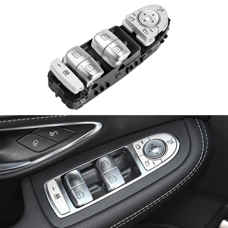 Car Auto Electronic Window Master Control Switch Button for Mercedes-Benz C Class W205 2015-2021 (Black) - Car Switches by PMC TechLife | Online Shopping South Africa | PMC TechLife