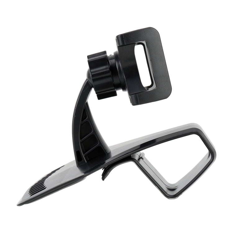 Car Dashboard Mobile Phone Holder Bracket with Number Plate (Black) - Car Holders by PMC Jewellery | Online Shopping South Africa | PMC Jewellery