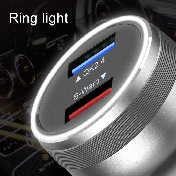 DASH / WARP 30W Car Flash Charger for OnePlus (Red) - Car Charger by PMC TechLife | Online Shopping South Africa | PMC TechLife
