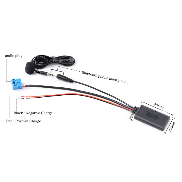 Car AUX Bluetooth Audio Cable + MIC for BMW E60 - DIY Cables by PMC TechLife | Online Shopping South Africa | PMC TechLife