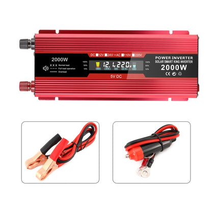 Carmaer Universal 12V to 220V 2000W Car LCD Display Inverter Household Power Converter - Modified Square Wave by PMC Jewellery | Online Shopping South Africa | PMC Jewellery