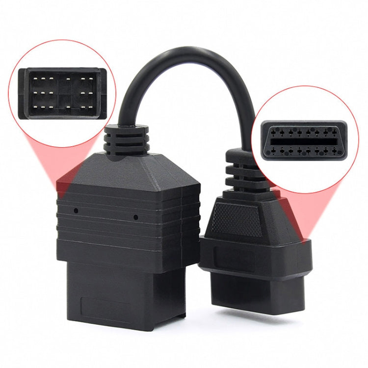 17Pin to 16Pin Car OBD2 Conversion Cable OBDII Diagnostic Adapter Cable for Toyota - free shipping - PMC TechLife - Order now!