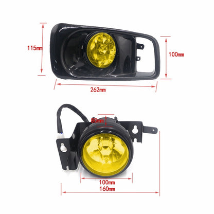 1 Pair Car Modified Front Fog Light for Honda Civic 1999-2000 (Yellow Light) - Fog / Driving Lights by PMC Jewellery | Online Shopping South Africa | PMC Jewellery