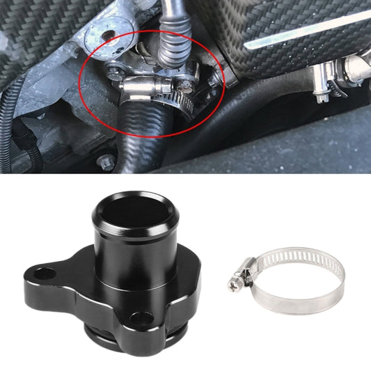 Car Water Hose Joint Pipe Adaptor with Clamps 11537541992 for BMW 335i (Black) - Engine Fittings by PMC Jewellery | Online Shopping South Africa | PMC Jewellery