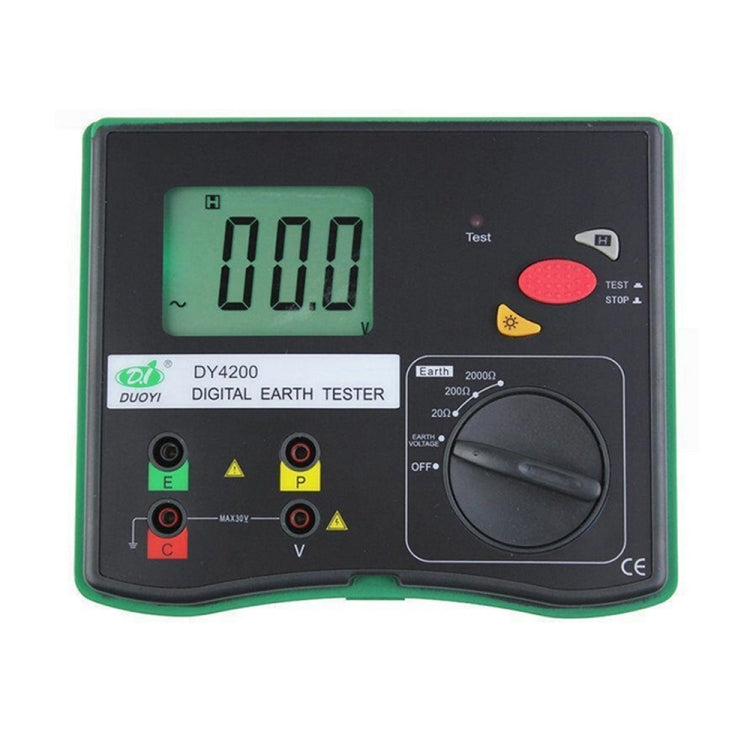 DUOYI DY4200 Car Higher Accuracy Digital Ground Resistance Tester - Electronic Test by DUOYI | Online Shopping South Africa | PMC Jewellery | Buy Now Pay Later Mobicred