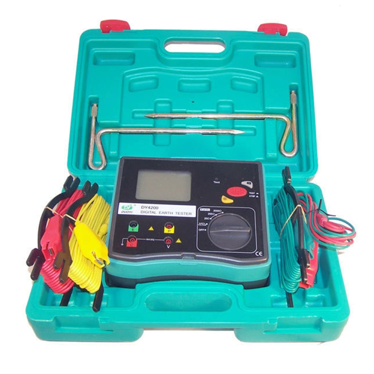 DUOYI DY4200 Car Higher Accuracy Digital Ground Resistance Tester - Electronic Test by DUOYI | Online Shopping South Africa | PMC Jewellery | Buy Now Pay Later Mobicred