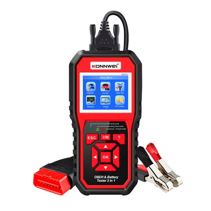 KONNWEI KW870 2 in 1 Car OBD2 Fault Diagnosis + Battery Tester - Code Readers & Scan Tools by KONNWEI | Online Shopping South Africa | PMC Jewellery | Buy Now Pay Later Mobicred