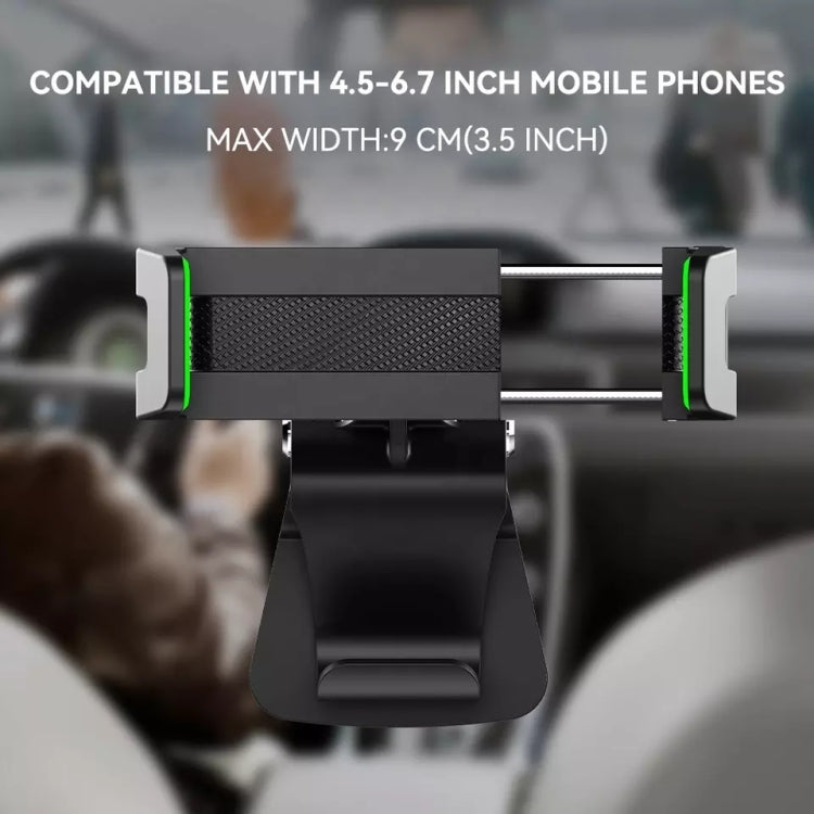 Multifunctional Car Sun Visor Rear Seat Mobile Phone Holder (Green) - Car Holders by PMC Jewellery | Online Shopping South Africa | PMC Jewellery