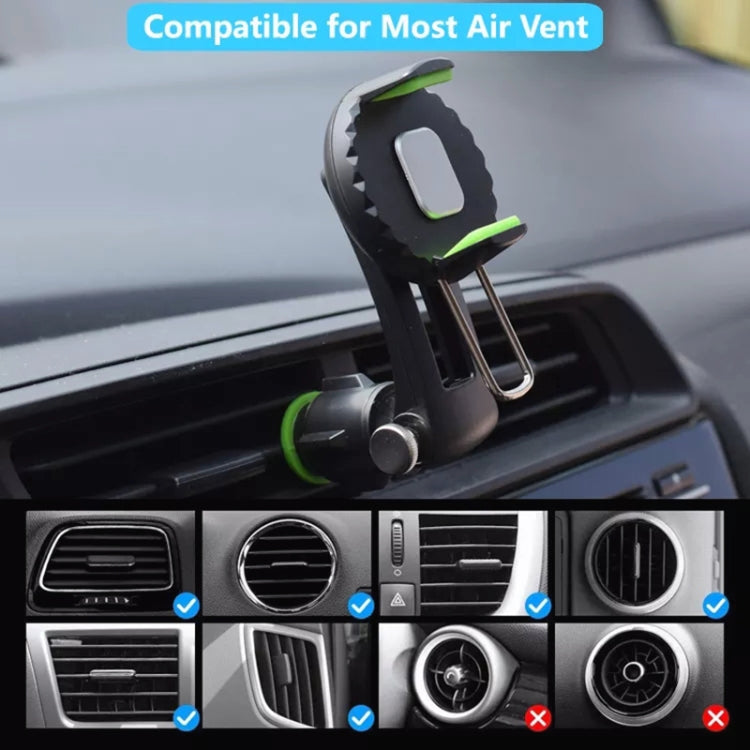 Multifunctional Car Air Conditioner Air Outlet Phone Holder (Black) - Car Holders by PMC TechLife | Online Shopping South Africa | PMC TechLife