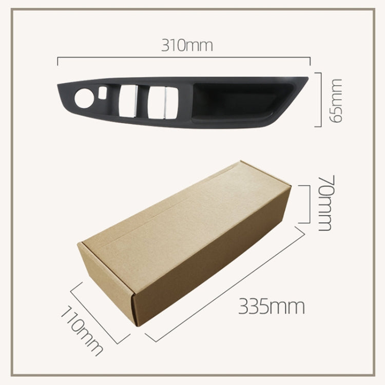 For BMW F10 2011-2017 Right Driving Car Door Window Lift Switch Trim Panel (Beige) - free shipping - PMC TechLife - Order now!