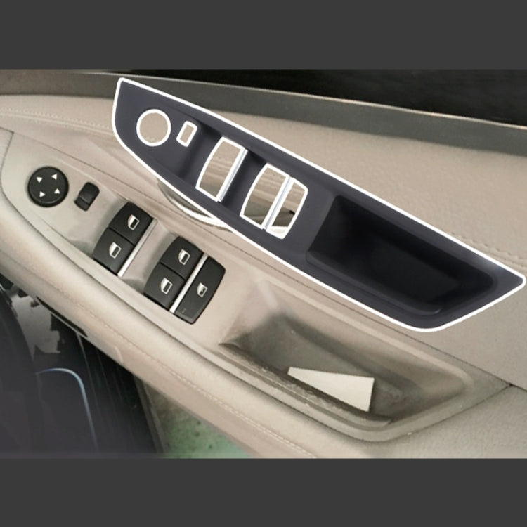 For BMW F10 2011-2017 Right Driving Car Door Window Lift Switch Trim Panel (Beige) - free shipping - PMC TechLife - Order now!