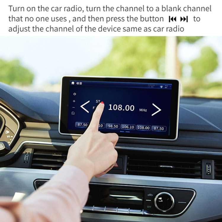 Car Bluetooth MP3 Player Audio FM Transmitter with Ambient Light - Bluetooth Car Kits by PMC TechLife | Online Shopping South Africa | PMC TechLife