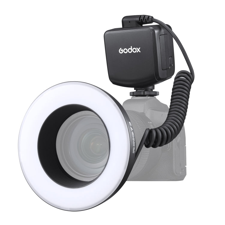 Godox Ring72 Macro Ring 48 LED Flash Light with 8 Different Size Adapter Rings(Black) - Ring Light Flashes by Godox | Online Shopping South Africa | PMC Jewellery | Buy Now Pay Later Mobicred