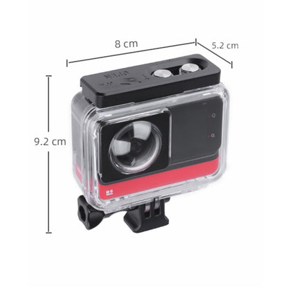 For Insta360 One RS 360 Edition 60m Underwater Depth Diving Case Waterproof Housing(Transparent) - Case & Bags by PMC Jewellery | Online Shopping South Africa | PMC Jewellery