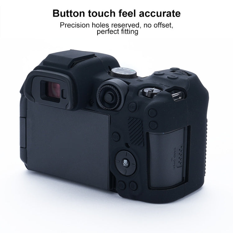 For Canon EOS R7 Soft Silicone Protective Case (Black) - Protective Case by PMC TechLife | Online Shopping South Africa | PMC TechLife | Buy Now Pay Later Mobicred