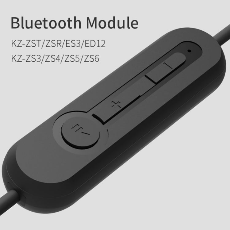 KZ B High Fidelity Stereo Bluetooth Upgrade Cable for KZ ZST / ED12 / ES3 / ZSR / ZS10 / ES4 Earphones - Cable & Splitter by KZ | Online Shopping South Africa | PMC Jewellery