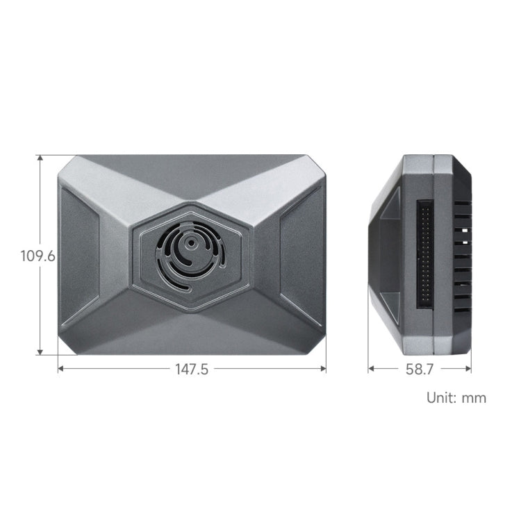 Waveshare Aluminum Case Type F for Jetson Nano Development Kit - free shipping - PMC TechLife - Order now!