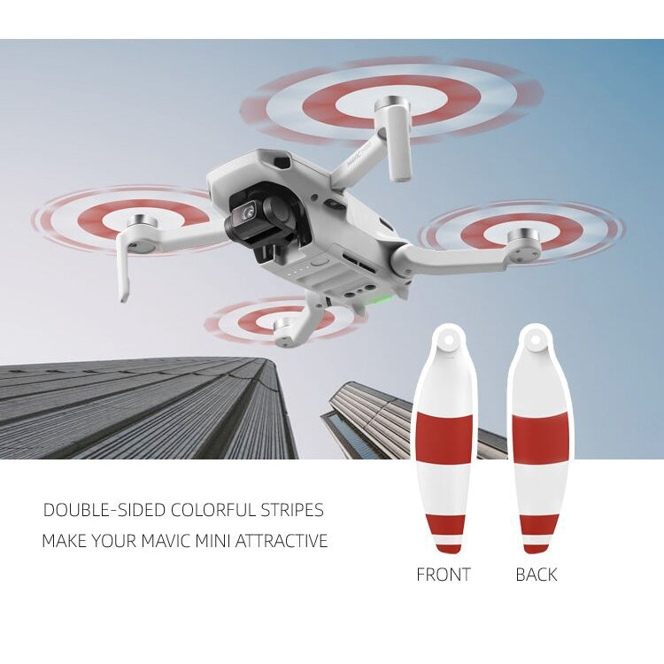 8PCS/Set Sunnylife 4726F-CS Low Noise Quick-release Wing Propellers Drone Accessories for DJI Mavic Mini(Yellow) - free shipping - PMC TechLife - Order now!