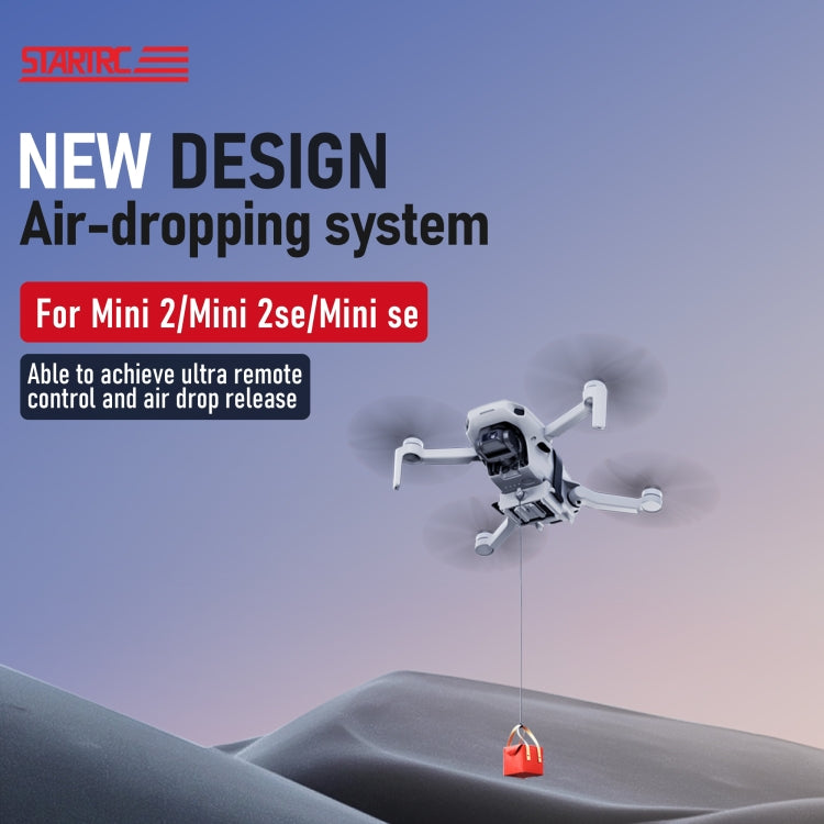 For DJI Mini 2 / Mini 2 SE STARTRC Air-Dropping System Thrower Parabolic Bracket (Grey) - Holder Series by STARTRC | Online Shopping South Africa | PMC Jewellery
