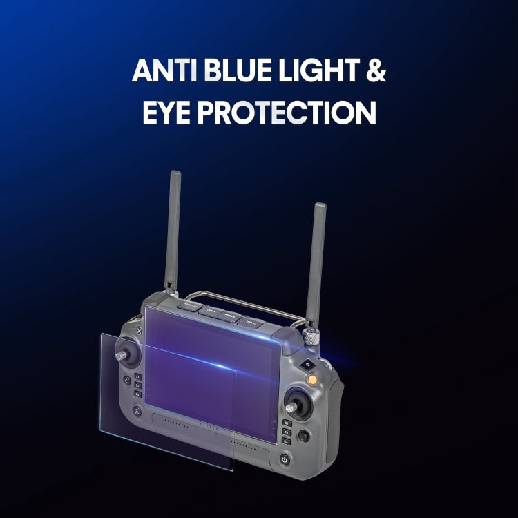 For DJI RC Plus with Screen STARTRC 2pcs Frosted Purple Eye Protection Tempered Glass Film - Others by STARTRC | Online Shopping South Africa | PMC Jewellery