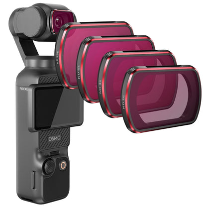 For DJI OSMO Pocket 3 STARTRC 4 in 1 ND16 + ND32 + ND64 + ND256 Lens Filter Set - Lens Accessories by STARTRC | Online Shopping South Africa | PMC Jewellery | Buy Now Pay Later Mobicred