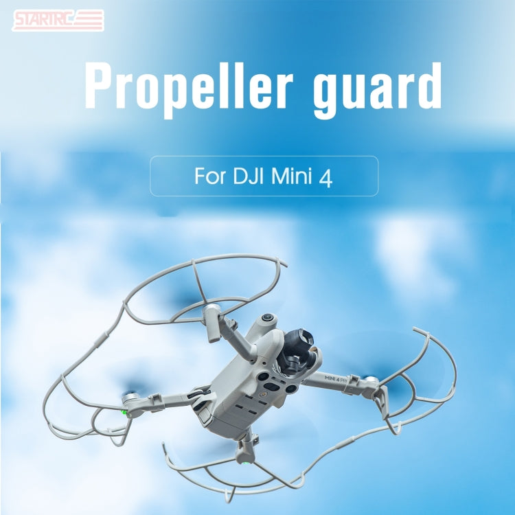 For DJI Mini 4 Pro STARTRC Drone Propeller Protective Guard Anti-collision Ring (Grey) - Other by STARTRC | Online Shopping South Africa | PMC Jewellery | Buy Now Pay Later Mobicred