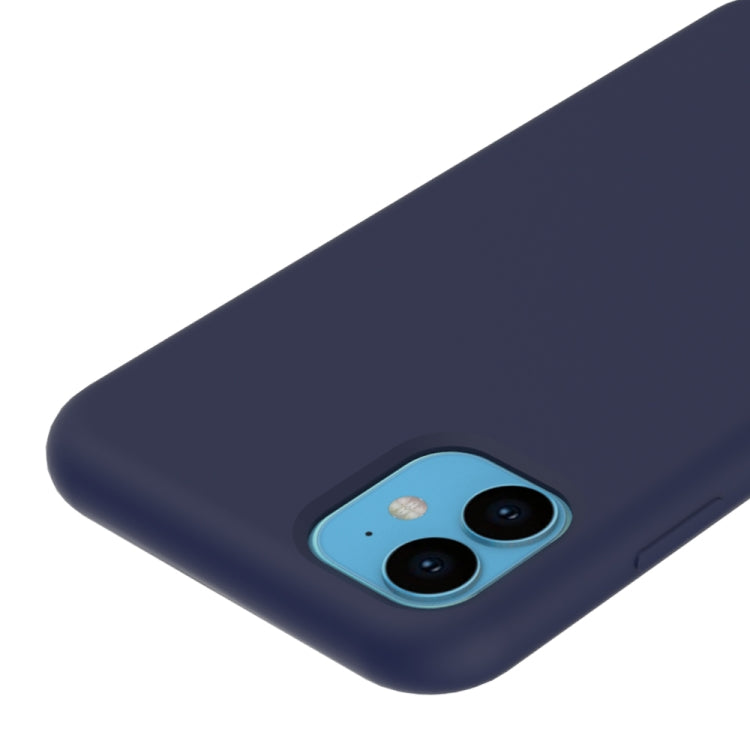 For iPhone 11 Solid Color Liquid Silicone Shockproof Case (Baby Blue) - iPhone 11 Cases by PMC TechLife | Online Shopping South Africa | PMC TechLife