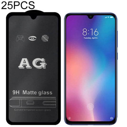 25 PCS AG Matte Frosted Full Cover Tempered Glass For Xiaomi Mi Mix 3 -  by PMC Jewellery | Online Shopping South Africa | PMC Jewellery