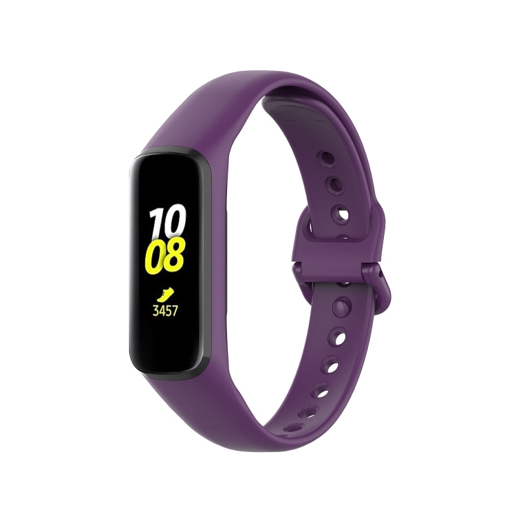 For Samsung Galaxy Fit 2 Silicone Watch Band(Purple) - Watch Bands by PMC TechLife | Online Shopping South Africa | PMC TechLife | Buy Now Pay Later Mobicred