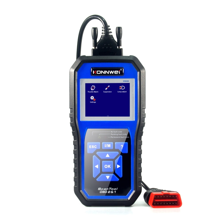 KONNWEI KW450 Car 2.8 inch TFT Color Screen Battery Tester Support 2 Languages / System  XP WIN7 WIN8 WIN10 - Code Readers & Scan Tools by KONNWEI | Online Shopping South Africa | PMC Jewellery