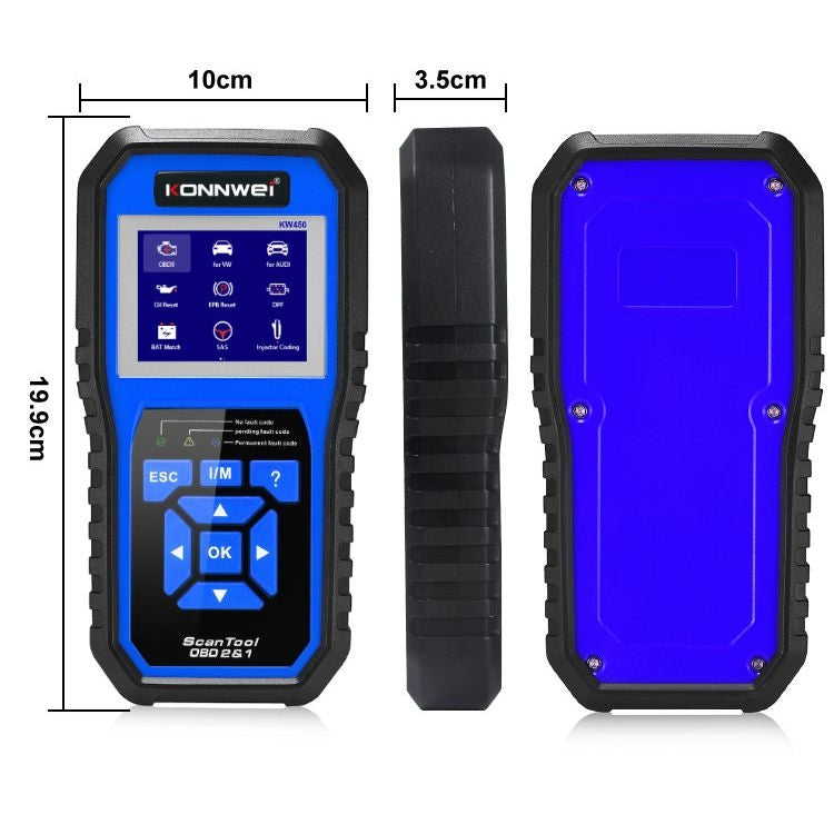 KONNWEI KW450 Car 2.8 inch TFT Color Screen Battery Tester Support 2 Languages / System  XP WIN7 WIN8 WIN10 - free shipping - PMC TechLife - Order now!