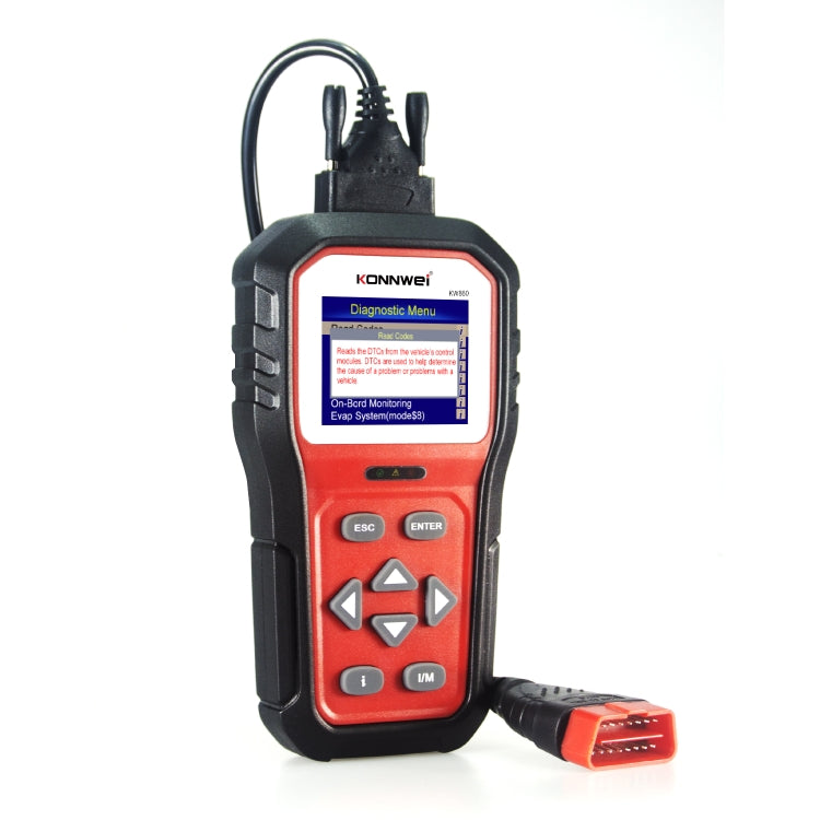 KONNWEI KW860 Car 2.8 inch TFT Color Screen Battery Tester Support 8 Languages / I Key Analysis Function - free shipping - PMC TechLife - Order now!