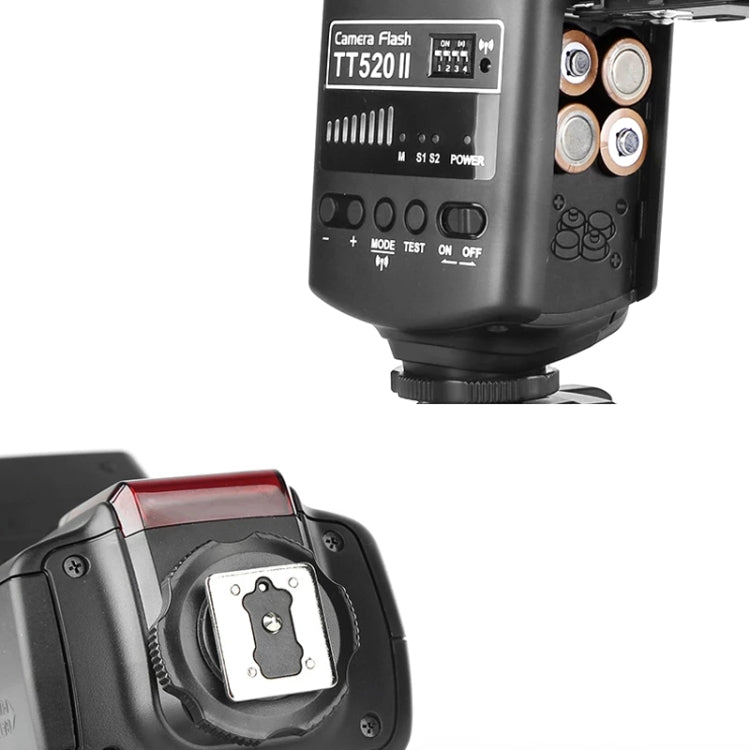 Godox TT520II 433MHZ Wireless 1/300s-1/2000s HSS Flash Speedlite Camera Top Fill Light for Canon / Nikon DSLR Cameras(Black) - Shoe Mount Flashes by Godox | Online Shopping South Africa | PMC Jewellery