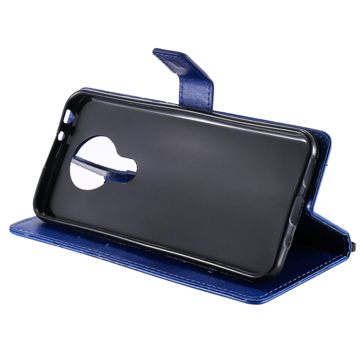 For Nokia 3.4 3D Butterflies Embossing Pattern Horizontal Flip Leather Case with Holder & Card Slot & Wallet(Blue) - free shipping - PMC TechLife - Order now!