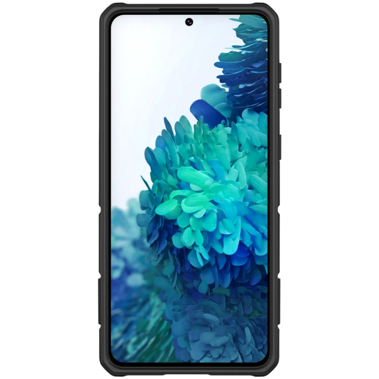 For Samsung Galaxy S21+ 5G NILLKIN Shockproof CamShield Armor Protective Case with Invisible Ring Holder(Blue) - Galaxy S21+ 5G Cases by NILLKIN | Online Shopping South Africa | PMC TechLife