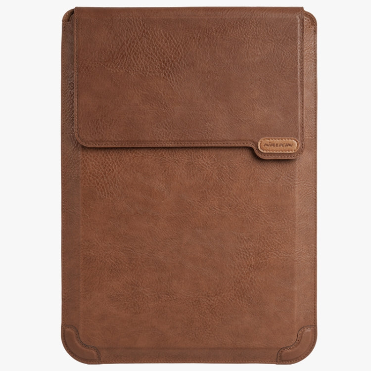 NILLKIN Water Wave Texture Versatile Laptop Sleeve For 14.0 inch and Below(Brown) - free shipping - PMC TechLife - Order now!