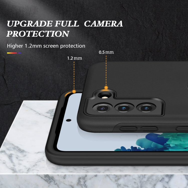 For Samsung Galaxy S21 5G PC + TPU Shockproof Magnetic Protective Case with Invisible Ring Holder(Black) - free shipping - PMC TechLife - Order now!