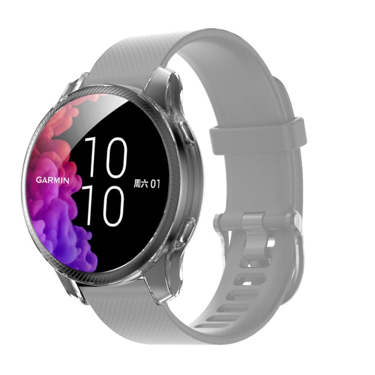 Electroplating Full Coverage TPU Protective Case for Garmin Venu(Transparent) - Watch Cases by PMC TechLife | Online Shopping South Africa | PMC TechLife | Buy Now Pay Later Mobicred