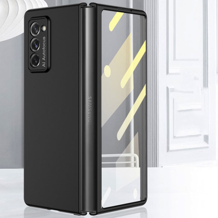 For Samsung Galaxy Z Fold2 5G GKK Ultra-thin Full Coverage Protective Case + Screen Protector(Black) - Galaxy Phone Cases by GKK | Online Shopping South Africa | PMC TechLife | Buy Now Pay Later Mobicred
