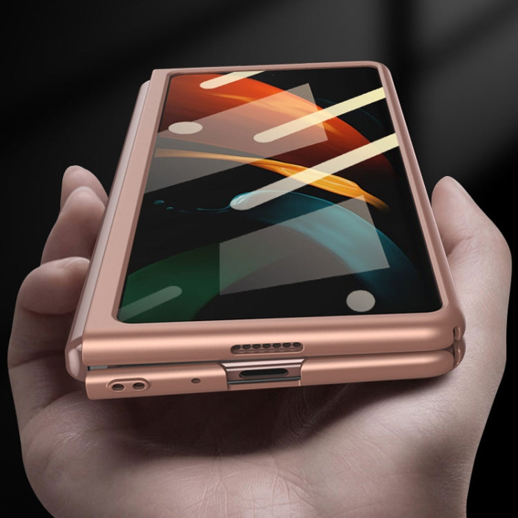 For Samsung Galaxy Z Fold2 5G GKK Ultra-thin Full Coverage Protective Case + Screen Protector(Black) - Galaxy Phone Cases by GKK | Online Shopping South Africa | PMC TechLife | Buy Now Pay Later Mobicred