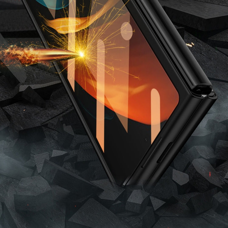For Samsung Galaxy Z Fold2 5G GKK Ultra-thin Full Coverage Protective Case + Screen Protector(Black) - Galaxy Phone Cases by GKK | Online Shopping South Africa | PMC TechLife | Buy Now Pay Later Mobicred