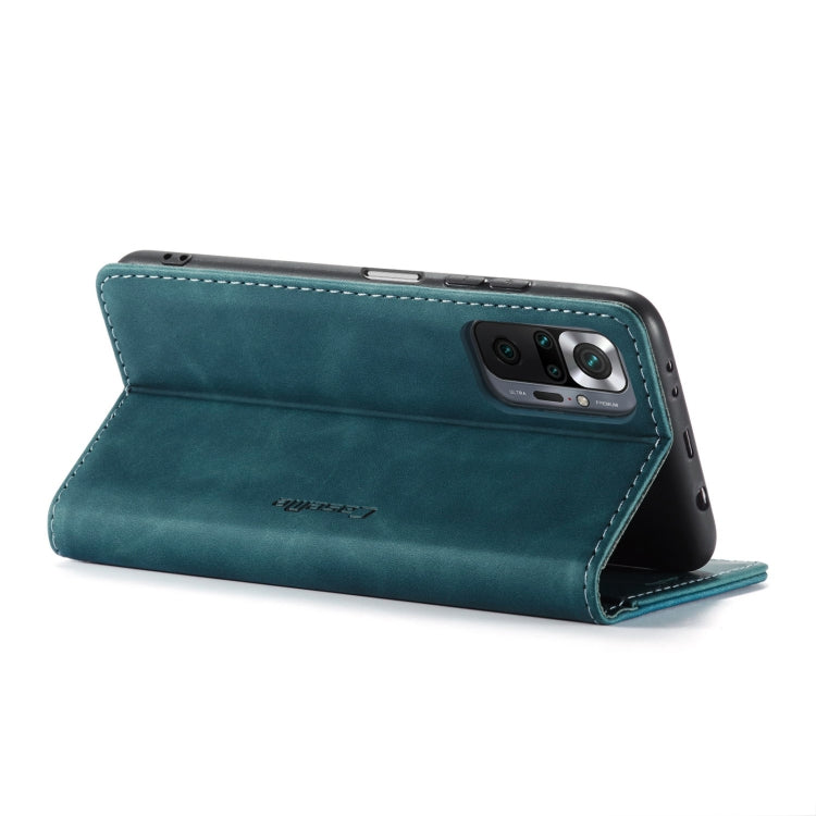 For Xiaomi Redmi Note 10 Pro 4G / Note 10 Pro Max CaseMe 013 Multifunctional Horizontal Flip Leather Case with Holder & Card Slot & Wallet(Blue) - Note 10 Pro Cases by CaseMe | Online Shopping South Africa | PMC Jewellery