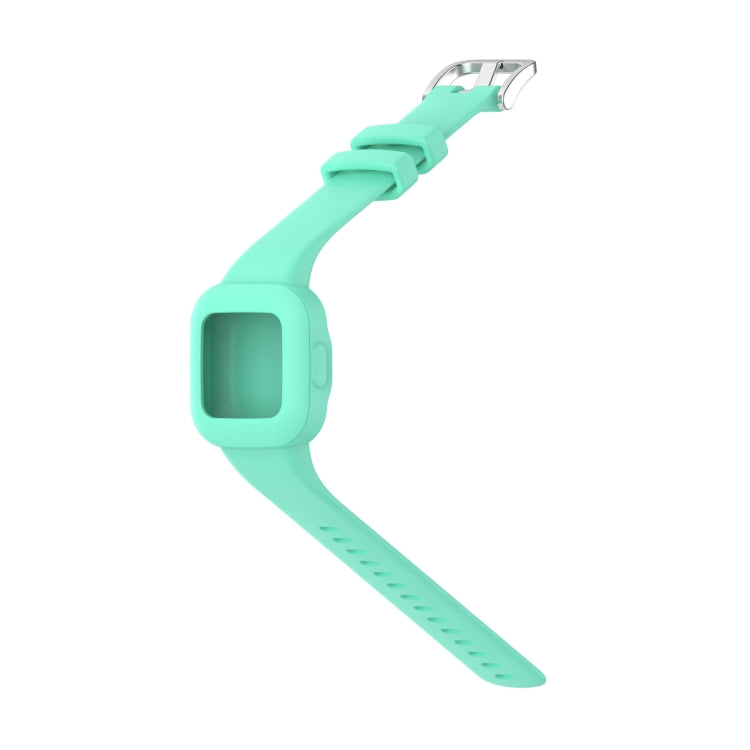 Compatible with Garmin Vivofit JR3 Silicone Pure Color Watch Band(Teal) - Watch Bands by PMC TechLife | Online Shopping South Africa | PMC TechLife | Buy Now Pay Later Mobicred